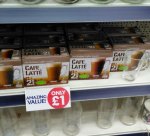 Set of 2 latte glasses