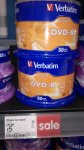 Verbatim 50 pack Dvd-R Blank discs