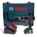Bosch GSB 18-2-LI Plus 18v Combi Drill 2 x 2.0Ah Batteries in L-Boxx