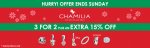 3 for 2 on all Chamilia beads inc Christmas specials + an + Free delivery