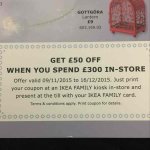 IKEA Family Card holders can enjoy £50 off a spend