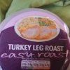 Farmfoods. Bernard Mathews turkey leg roast. 450g