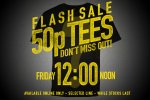 Saltrock Flash T-shirt Sale! Friday 12 noon