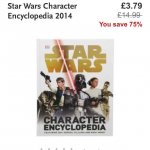 Star Wars Character Encyclopedia £3.79 WHSmith