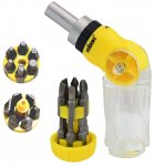 Rolson Tools 12 in 1 Angle Ratchet Screwdriver