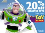 DisneyStore - Selected Toy Story Talking Toys 20% OFF - ONLINE & INSTORE - £21.56