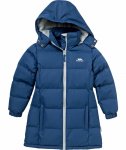Trespass navy puffa jacket girls