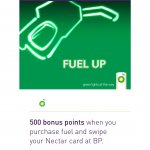 500 nectar points when you fill up