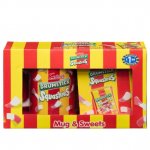 Drumstick Squashies Mug & Sweets Gift Set & Various others (3D Haribo Penguin, Rainbow Drops, Parma Violets Etc)
