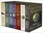 A Song Of Ice And Fire - Game Of Thrones - 7 Book Box Set With Westeros And Free Cities Poster Map or £24.32 with TCB
