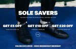 £5 Off £25, £50, £15 Off £70 spend on Shoes & Boots