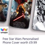 Free Star Wars Personalised phone cover @ O2 Priority (P&P £2.50)