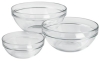 Home 3 Piece Glass Mixing Bowl Set