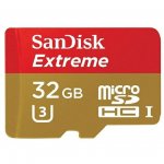SanDisk 32GB Extreme microSDHC with Adapter upto 90MB/s read speed upto 40MB/s write speed