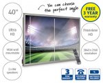 4K 40" UltraHD TV - 3yr warranty