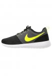 NIKE ROSHE ONE - Trainers - black/volt/white/dark grey