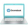 HP Chromebook 14, Nvidia Tegra K1, 2GB RAM, 16GB eMMC Flash, Wi-Fi, 14", Ocean turquoise & white John Lewis (2 year guarantee)