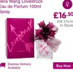Vera Wang Lovestruck Eau de Parfum 100ml Spray £16.50 @ Perfume Click