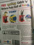 Free Pokemon Catch 'n' Return PokeBall worth &pound;14.99 at Toysrus with the Daily Express voucher