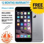Apple iPhone 6 128GB Factory Unlocked Refurbished - Space Grey FACTORY UNLOCKED l 12 MONTH WARRANTY