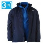 Gelert Horizon BLUE 3in1 Mens Waterproof Jacket
