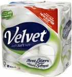 Velvet Soft Soft Soft Toilet Rolls White x 18 at Wilkinsons (Wilko) - 27.7p per roll