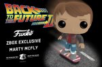 Zavvi Exclusive Back to the Future marty limited edition pop Vinyl - in ZBOX this month and BTTF Almanac worth £9.99 + £5 quidco
