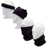 High Quality 220gsm Polar Fleece Snood, Neck Warmer, Scarf, Balaclava - Black @ Amazon sold by 7dayshop Limited