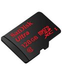 SanDisk Ultra microSDHC 128GB Memory Card with Adaptor