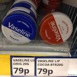 Vaseline petroleum jelly