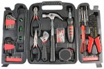 DURATOOL 129 Piece Tool Set in a Fold-Up Blow Moulded Case