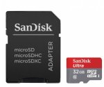 Sandisk 32GB Ultra Micro SD (SDHC) Card 80MB/s UHS-I Class 10 with Adapter