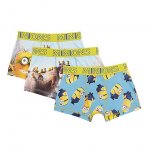 Pack of 3 Boy's Despicable Me Minions Trunks. delivered, code SHF7 or CC
