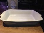 Large ceramic roasting dish