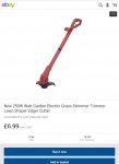 Cheap electric strimmers, ebay deals today