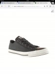 Men's converse all star waxed Oxford navy canvas with leather toe premium edition uk7,8,9,10 @ schuh plus potential 15% discount on top if you write a review