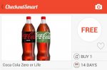 FREEBIE: Coca Cola Zero or Coca Cola Life 1.25L or 1.75L via Checkoutsmart App