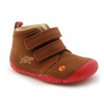 Fetch, Brown Nubuck Boys Riptape Leather Pre-walkers (Was £27) Now £14.00 delivered at Startrite Shoes