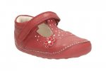 Little Linzi Red Leather Girls Shoes