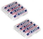 Rechargeable Batteries 2500mAh - 4 Pack AA Ni-MH High Performance