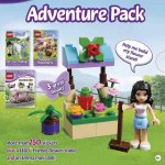 Amazon (prime) Lego friends adventure pack: 3 X books, mini figure and flower stand