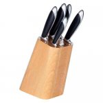 Zyliss 5-Piece Knife Block Set, Black
