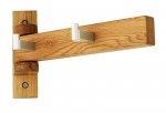 80% OFF 4 Hook Mondeo Solid Oak Wall Rack Argos