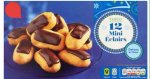 Tesco 12 Mini Eclairs - Daventry