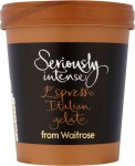 Waitrose Seriously Intense Espresso Italian Gelato (475ml)
