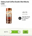 Galaxy Iced Coffee double shot mocha
