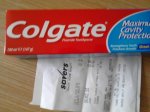 Colgate toothpaste 39p at Savers