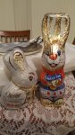 Large bunny rabbit and small one Aldi