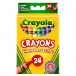 24 Crayola wax crayons