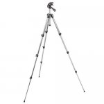 Manfrotto MK393-HM Photo-Movie Aluminum Tripod QR Kit - Black